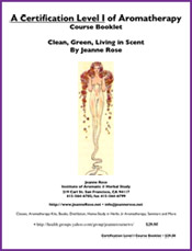 A Certification Level I of Aromatherapy