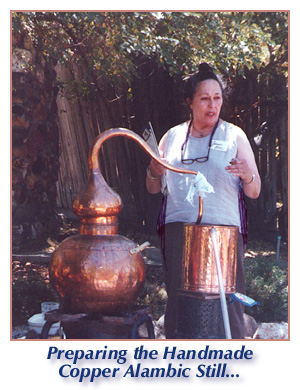handmade copper alambic still, distillation classes